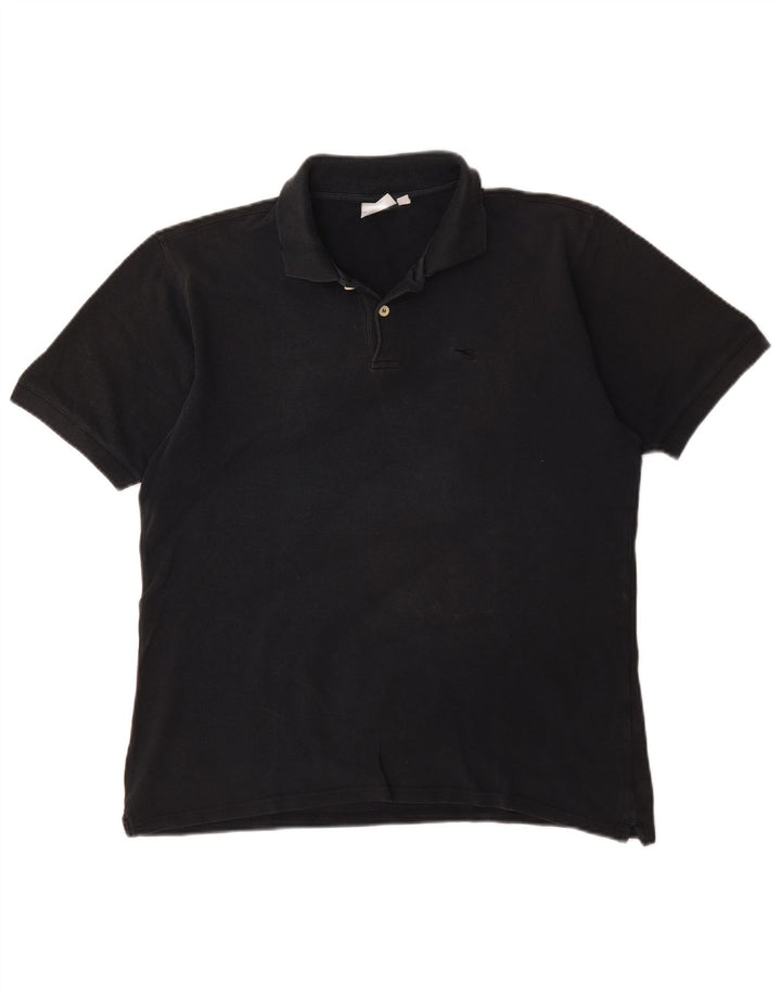 Polo Diadora Hombre Algodón Negro Mediano