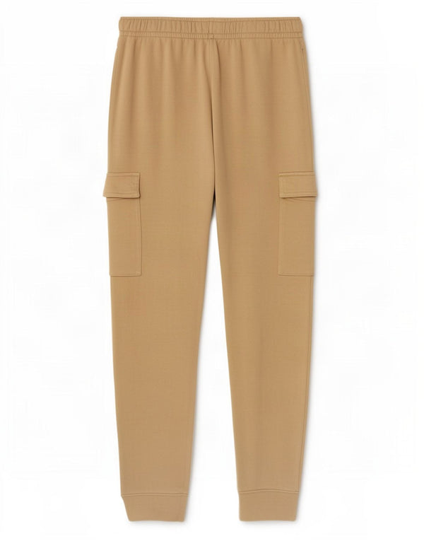 Pantalones De Chándal Nike Cargo Joggers De Algodón Beige Medio