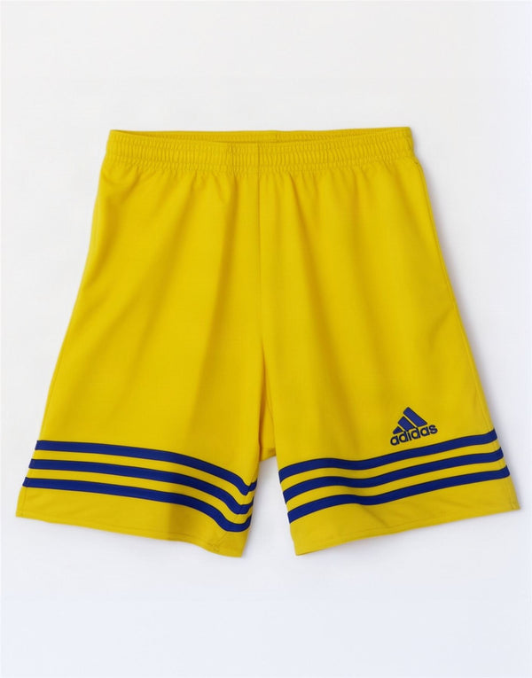 Adidas Mens Climalite Sport Shorts Pequeño Amarillo Poliéster