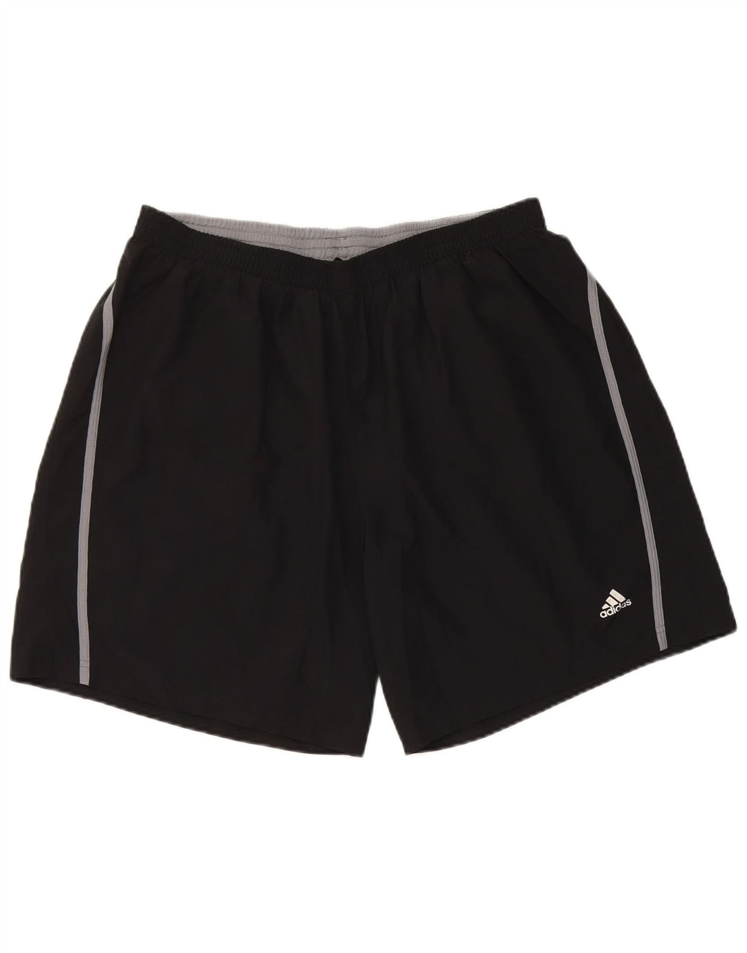Adidas - Pantalones cortos deportivos para hombre, talla grande, poliéster negro