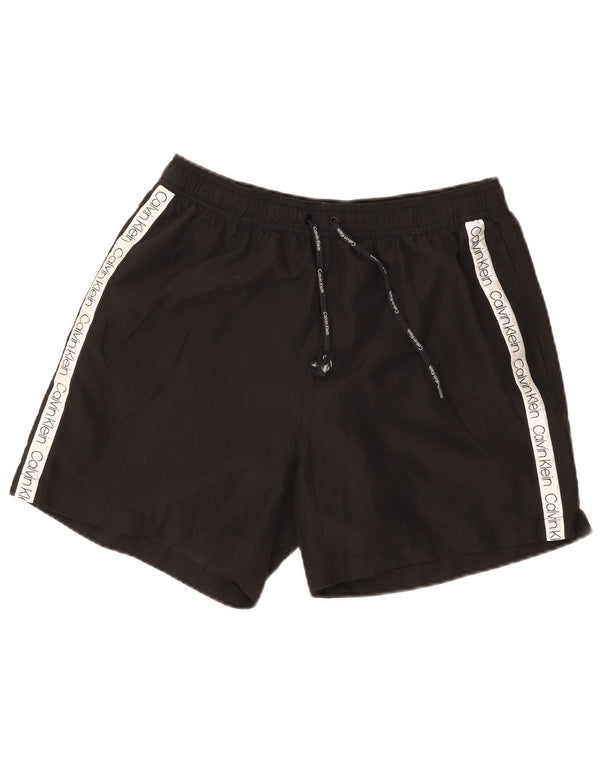 Calvin Klein Bañador Gráfico para Hombre XL Poliéster Color Block Negro