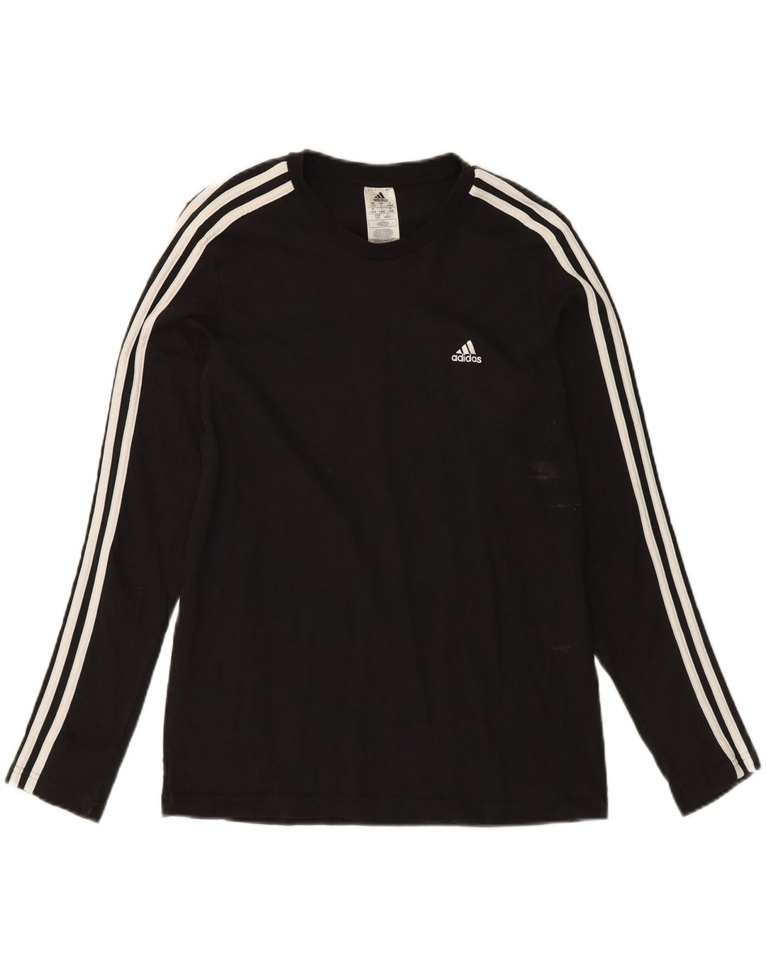 ADIDAS Camiseta de manga larga para mujer UK 16/18 Grande Algodón negro