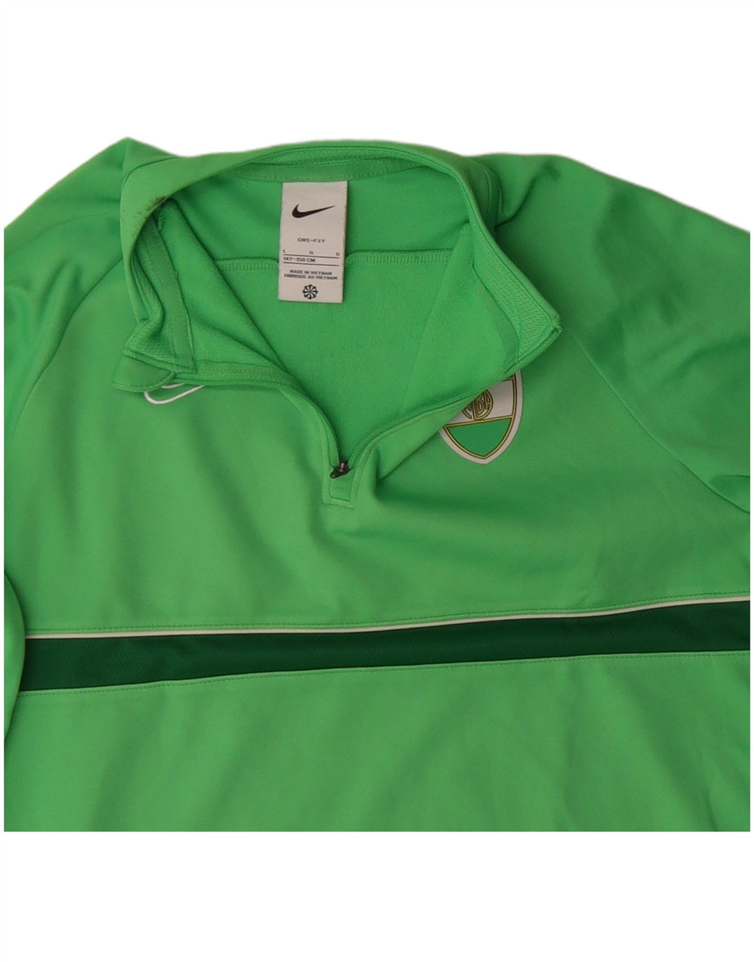 Nike Alba Roma - Chándal con cremallera y cuello para niños, 12-13 años, talla grande, color verde