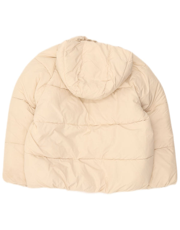 Zara Anorak Niña Capucha 11-12 Años Beige Poliéster