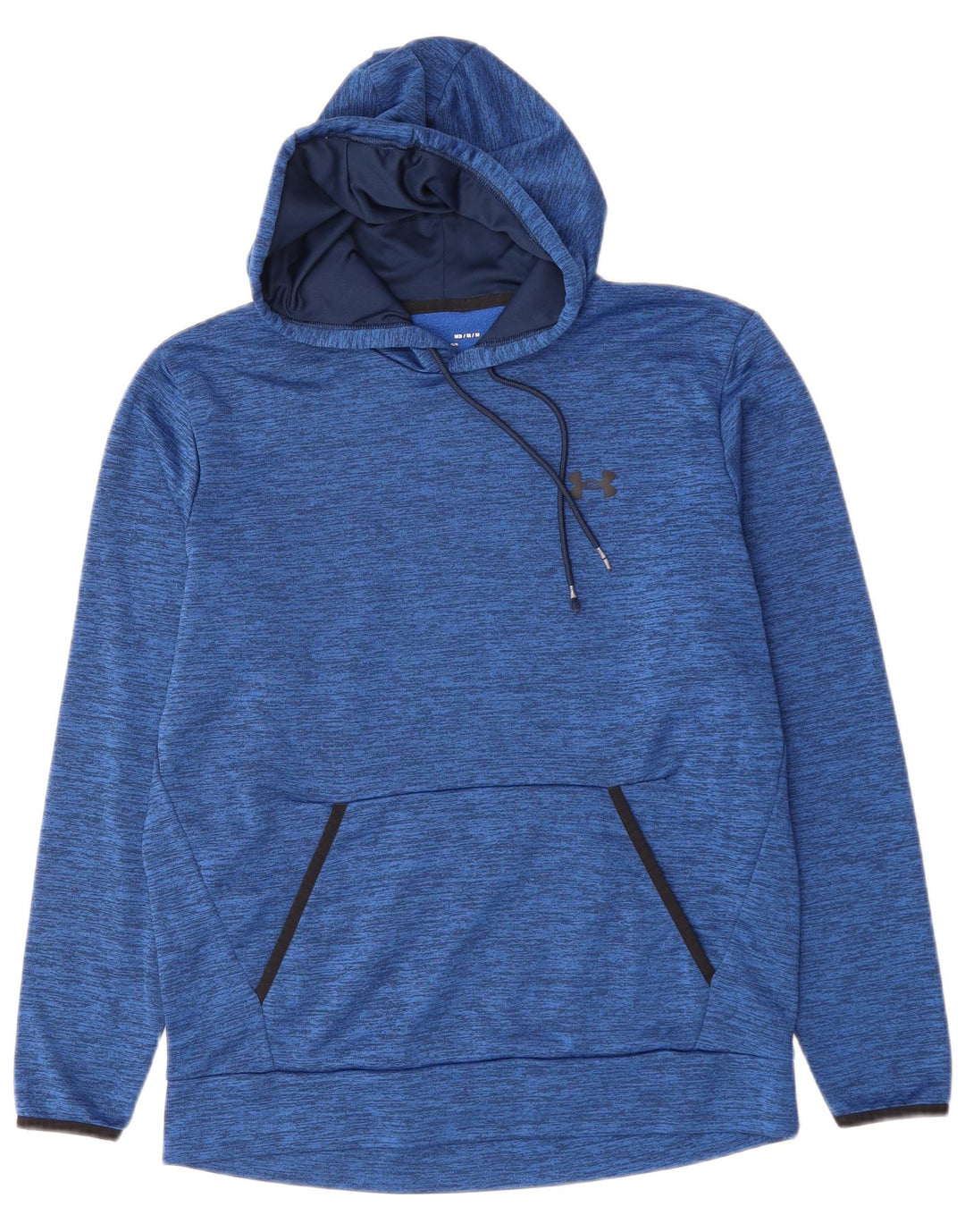 UNDER ARMOUR Jersey con capucha holgado para hombre Poliéster moteado azul medio