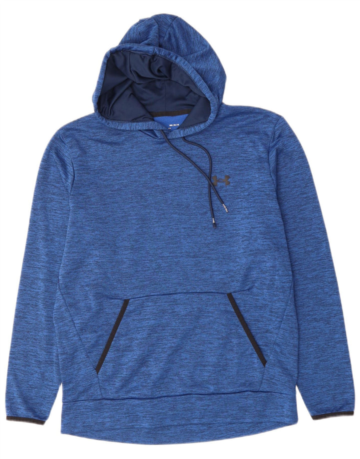 UNDER ARMOUR Jersey con capucha holgado para hombre Poliéster moteado azul medio