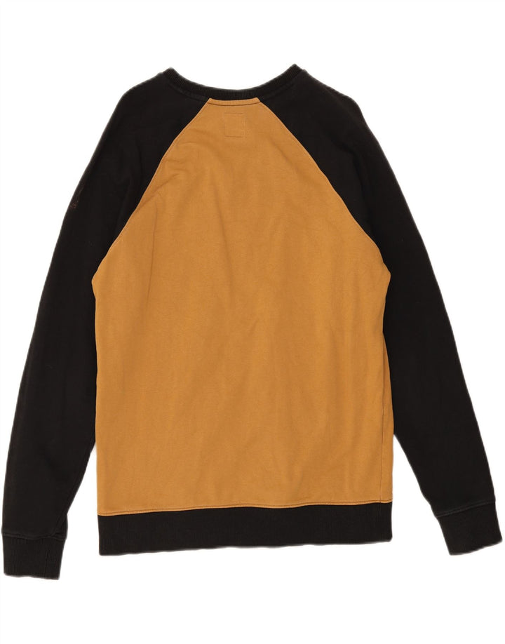 Vans Hombre Sudadera Jumper Algodón Colorblock Marrón Medio