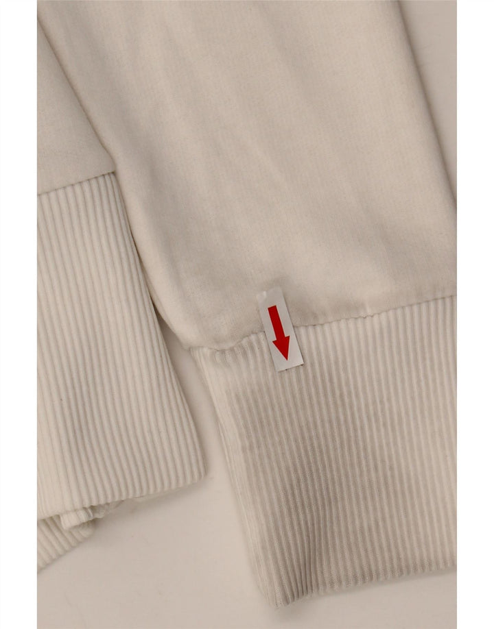 Guess Chaqueta de Chándal para Mujer UK 40 XL Algodón Blanco