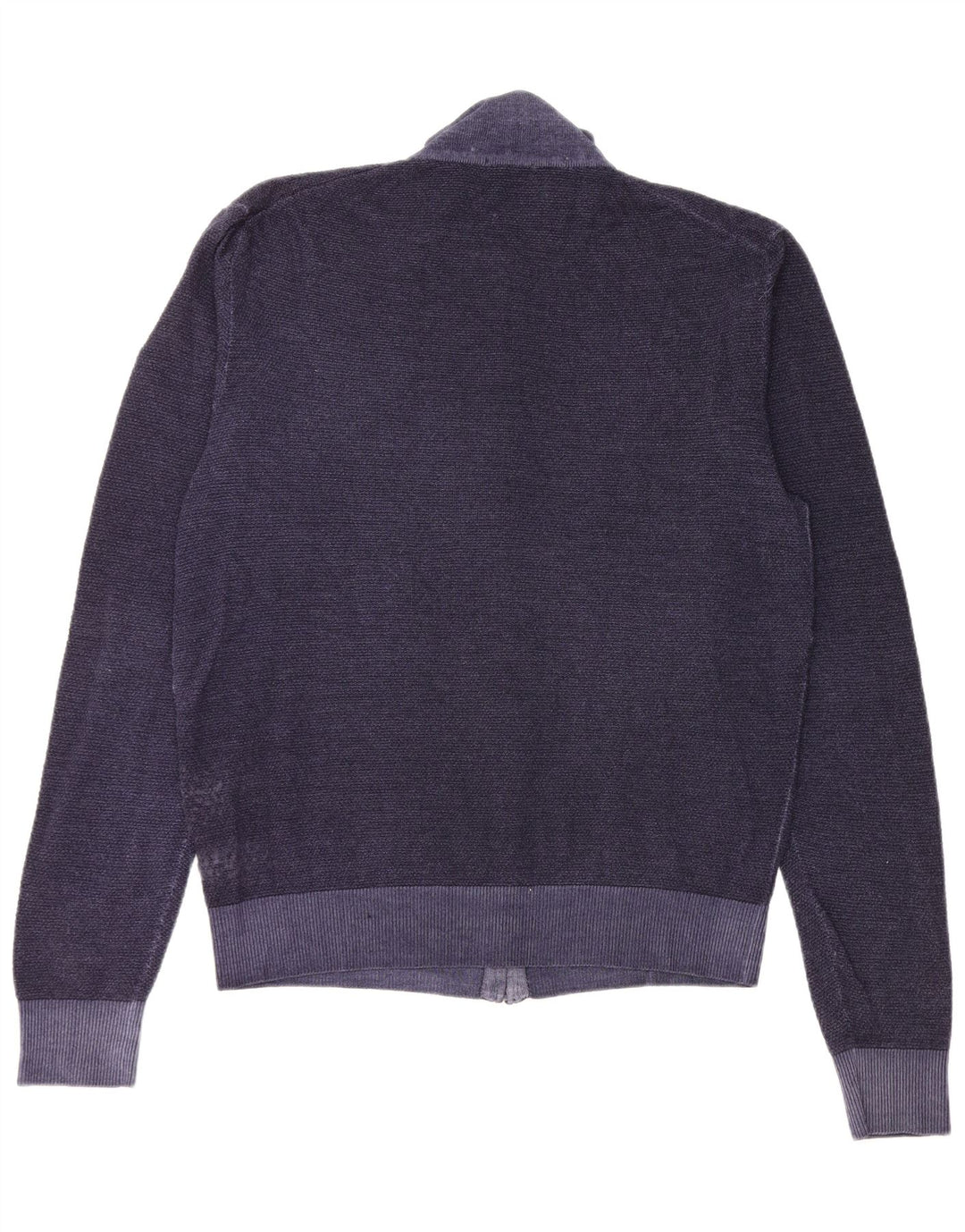 Sun68 Suéter tipo cárdigan para mujer UK 20 2XL Lana azul marino