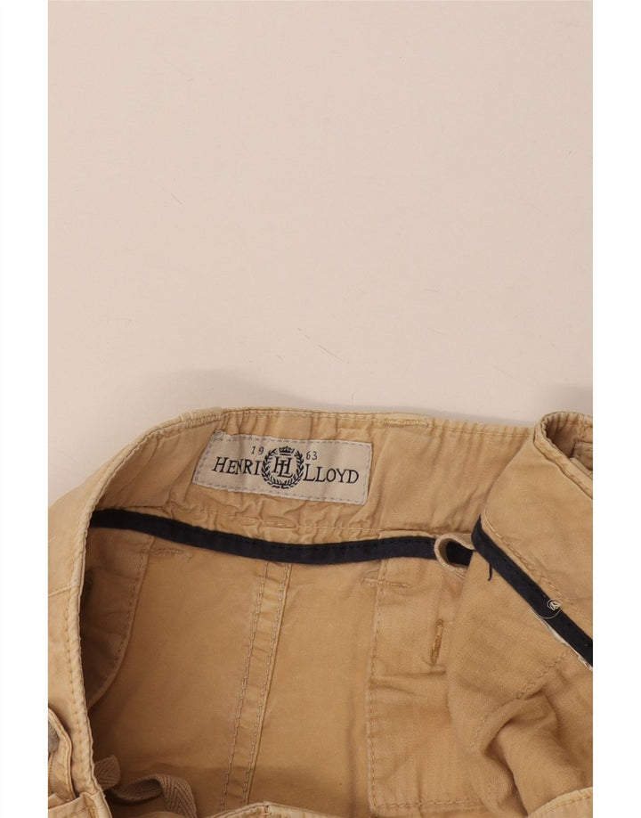 Henri Lloyd Pantalones cargo ajustados para mujer W34 L35 Beige
