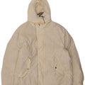 Invicta Chaqueta acolchada holgada con capucha para hombre UK 36 Small White Poliéster