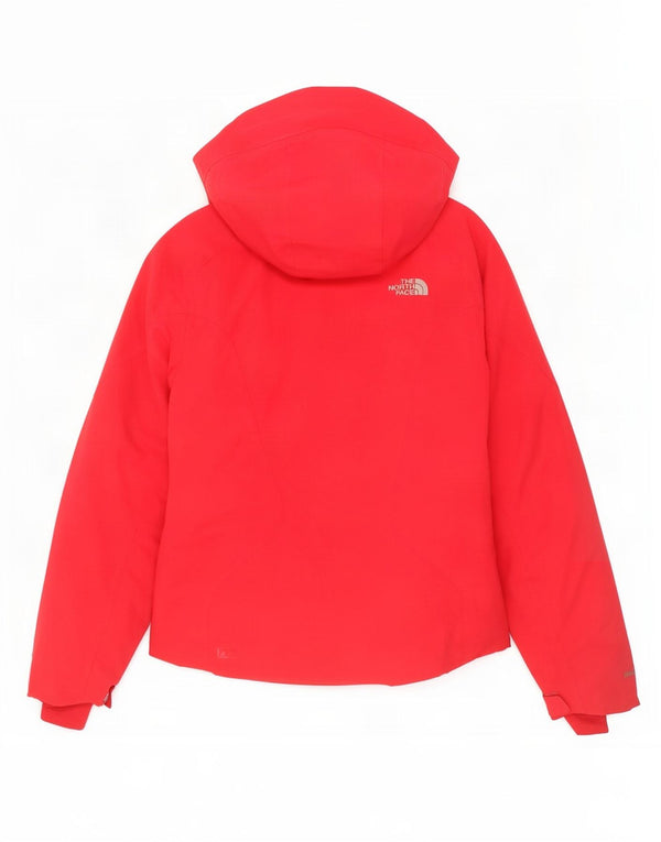 The North Face Chaqueta impermeable con capucha para mujer UK 44 Medium Red Nylon