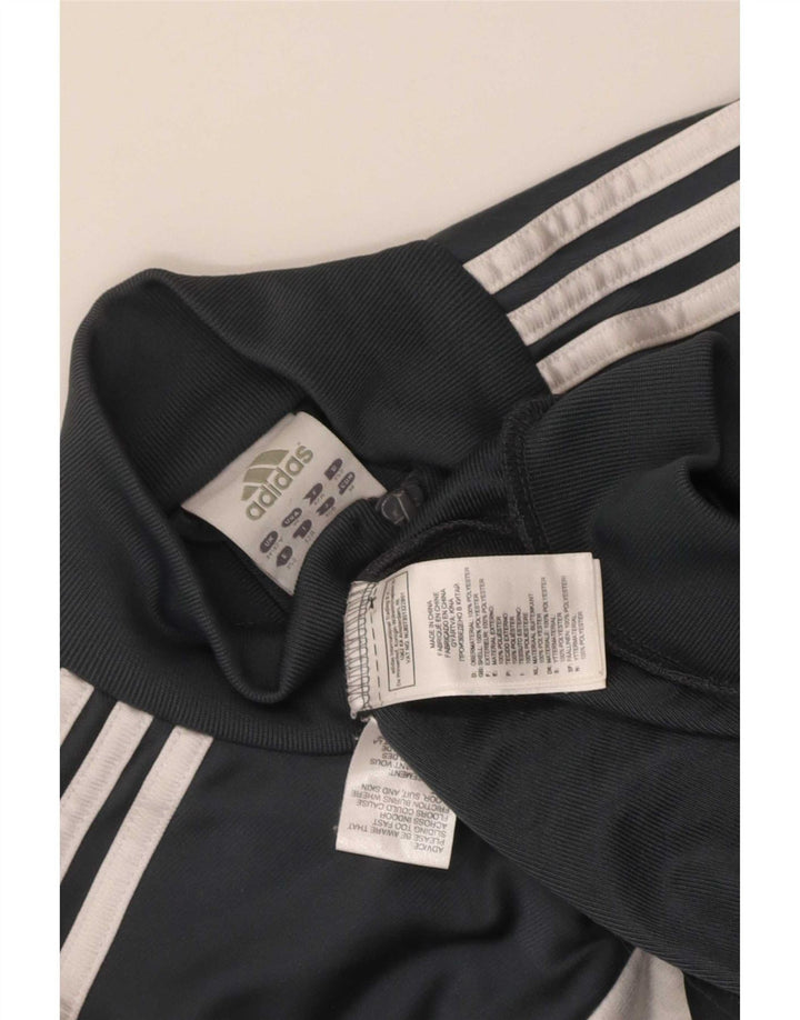 Adidas - Chaqueta de chándal para niño, 11-12 años, color gris, poliéster