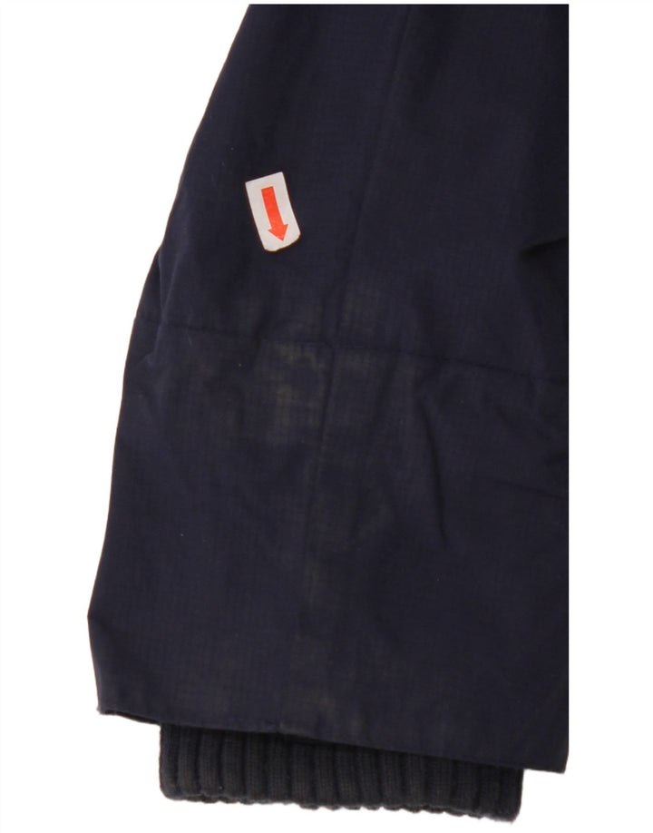 SUPERDRY Chaqueta cortavientos con capucha Windcheater para hombre UK 42 XL Azul marino