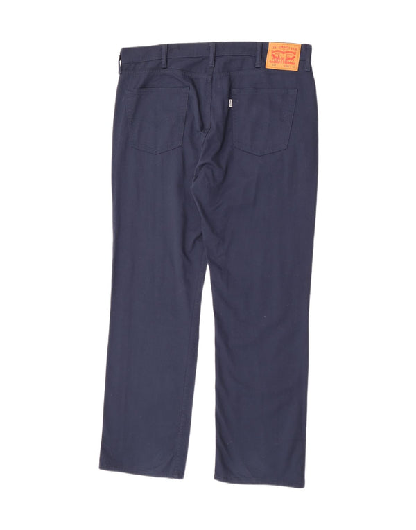 Levi's Mens 514 Pantalones Casuales Rectos W38 L32 Algodón Azul Marino