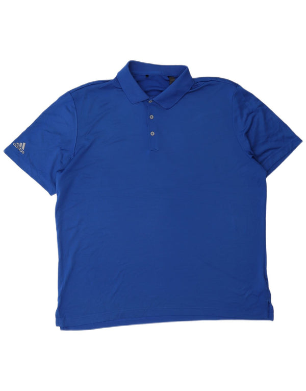 Polo Adidas Hombre XL Poliéster Azul