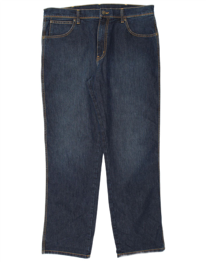 WRANGLER Vaqueros rectos de corte regular para hombre W38 L32 Algodón azul