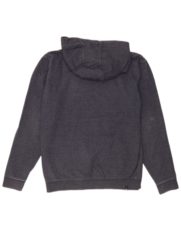 Quiksilver Sudadera con capucha gráfica para niños 15-16 años XL Azul marino Algodón