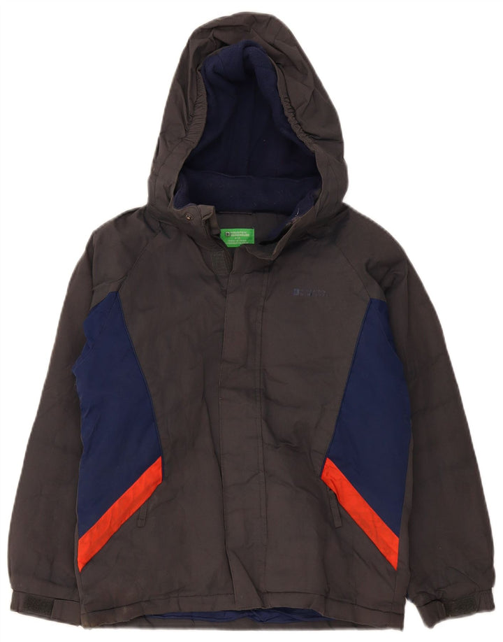 Mountain Warehouse Chaqueta cortavientos para niños de 9 a 10 años, color gris