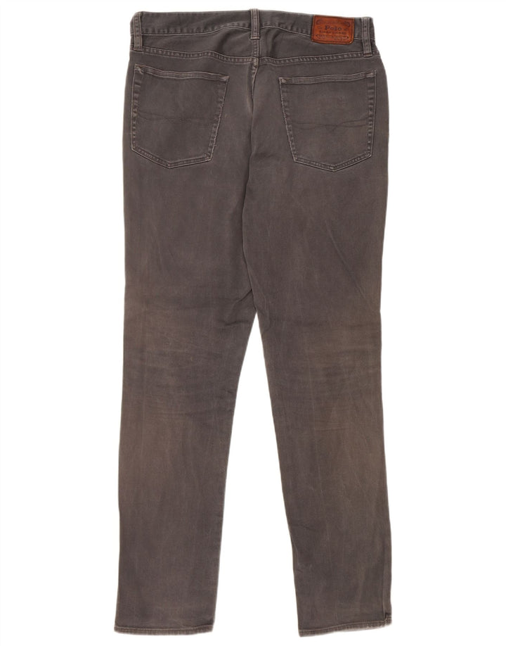 Ralph Lauren Vaqueros ajustados para hombre W32 L32 Algodón gris