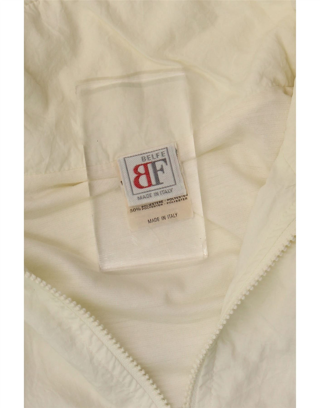 Belfe - Chaqueta de chándal para hombre, talla grande, color blanco, poliamida