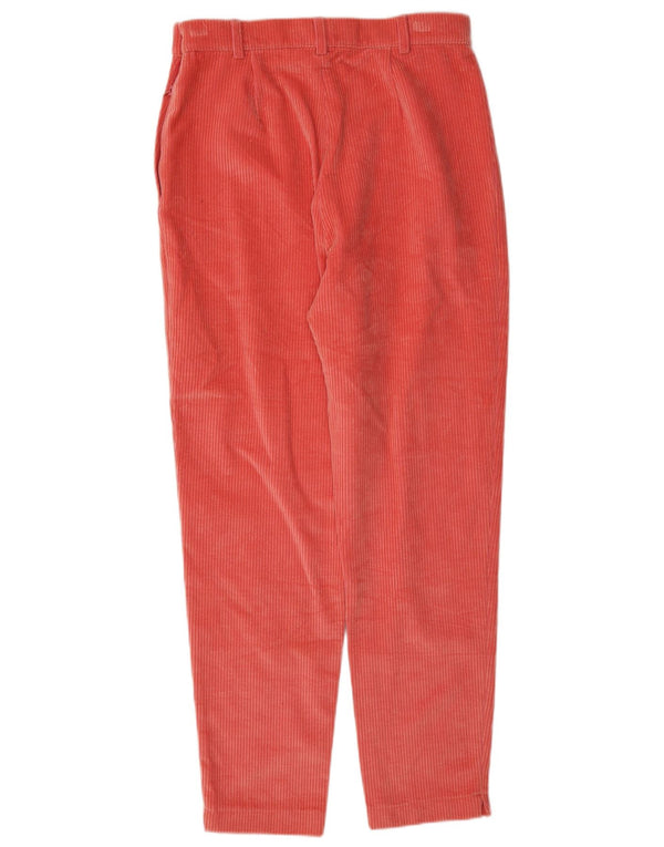 Belfe & Pantalones de pana cónicos para mujer IT 46 Grande W30 L30 Algodón rojo