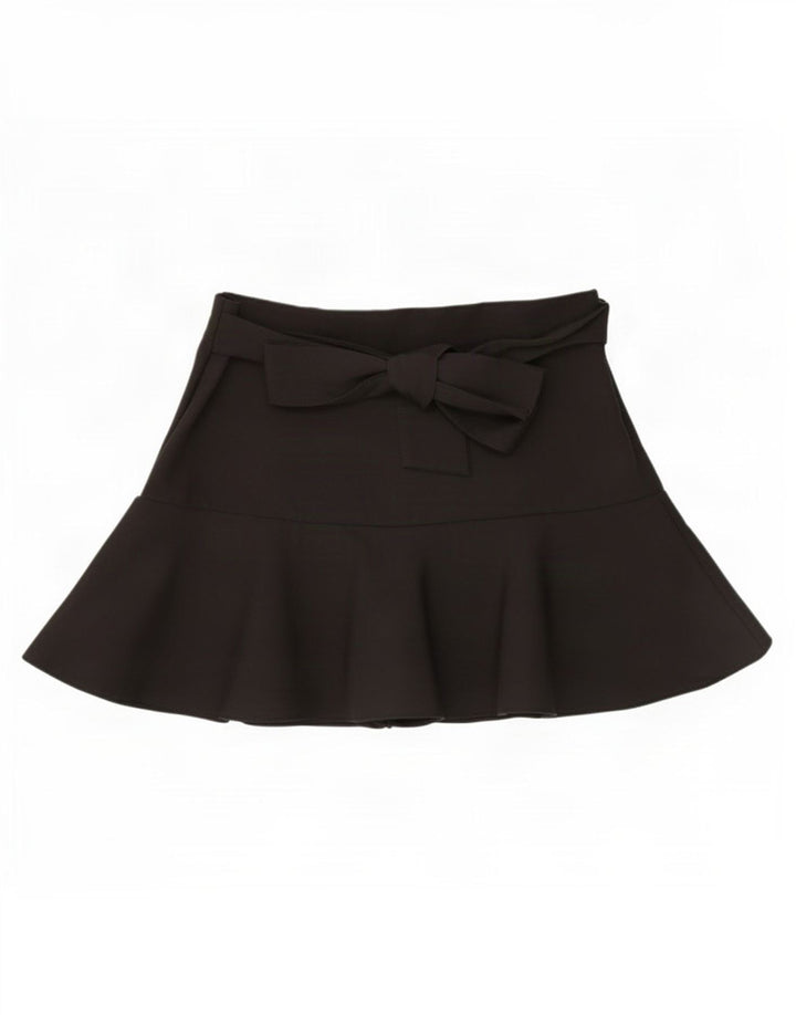 Zara Mujer Falda Pantalón Reino Unido 44 Grande Negro