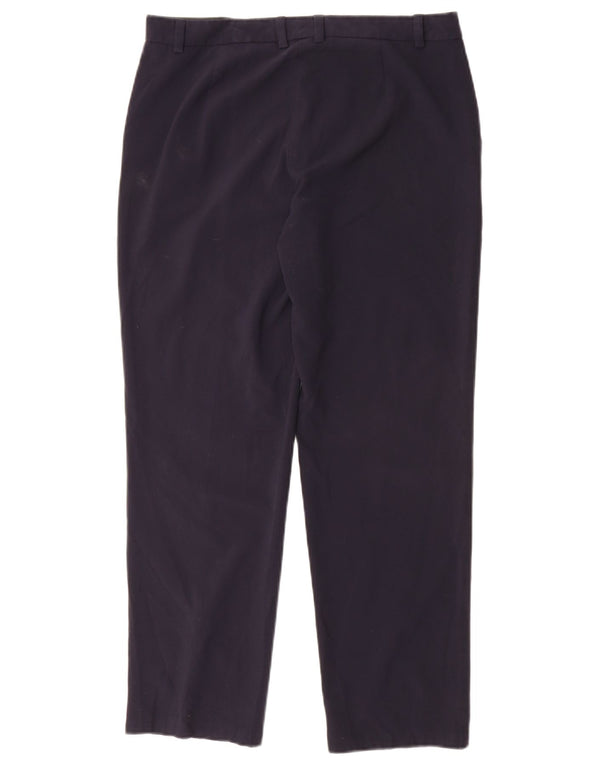 Marks & Spencer Pantalones de traje para mujer UK 12 Medium W30 L28 Azul marino