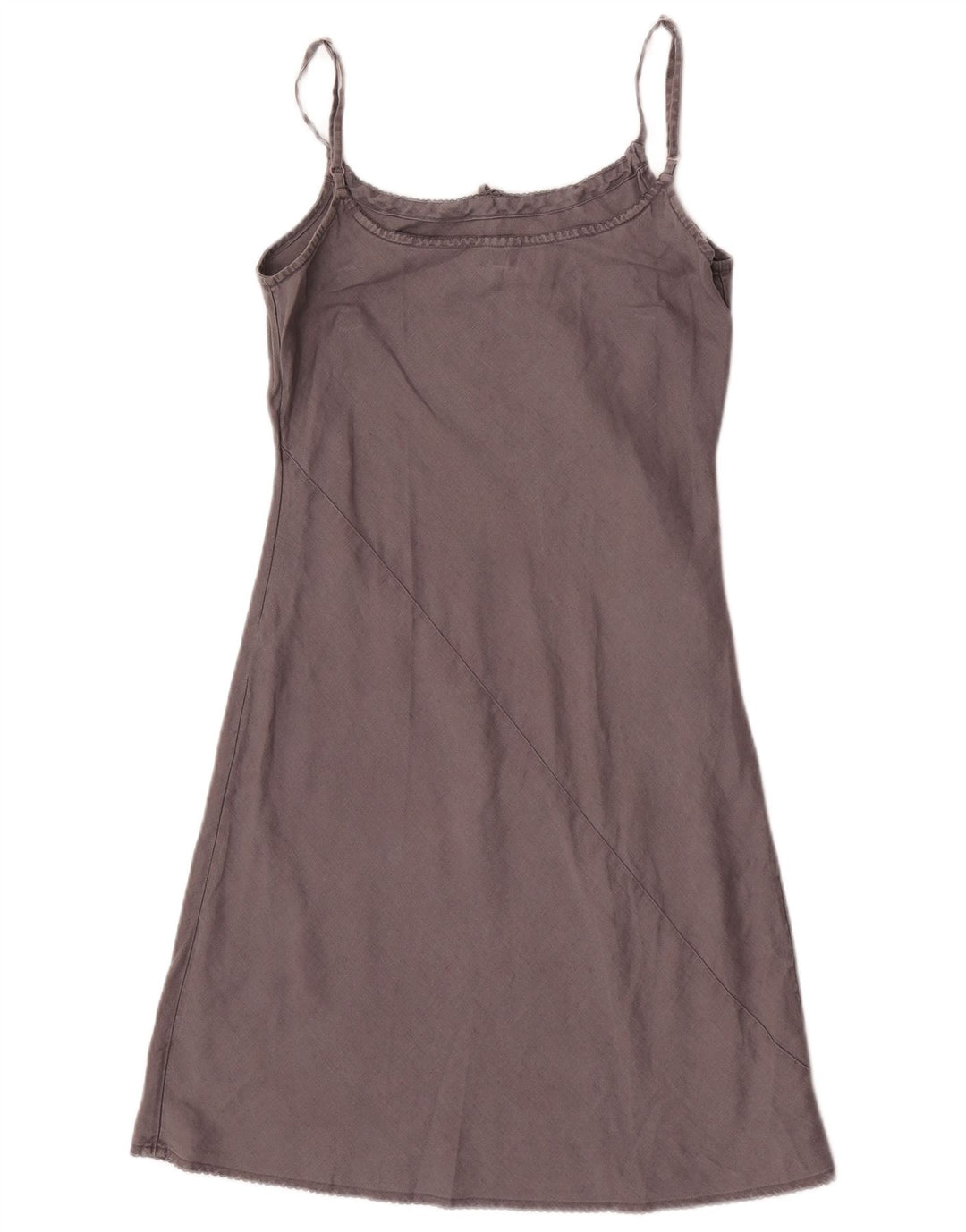 Oasis Vestido de tirantes para mujer UK 10 Small Grey