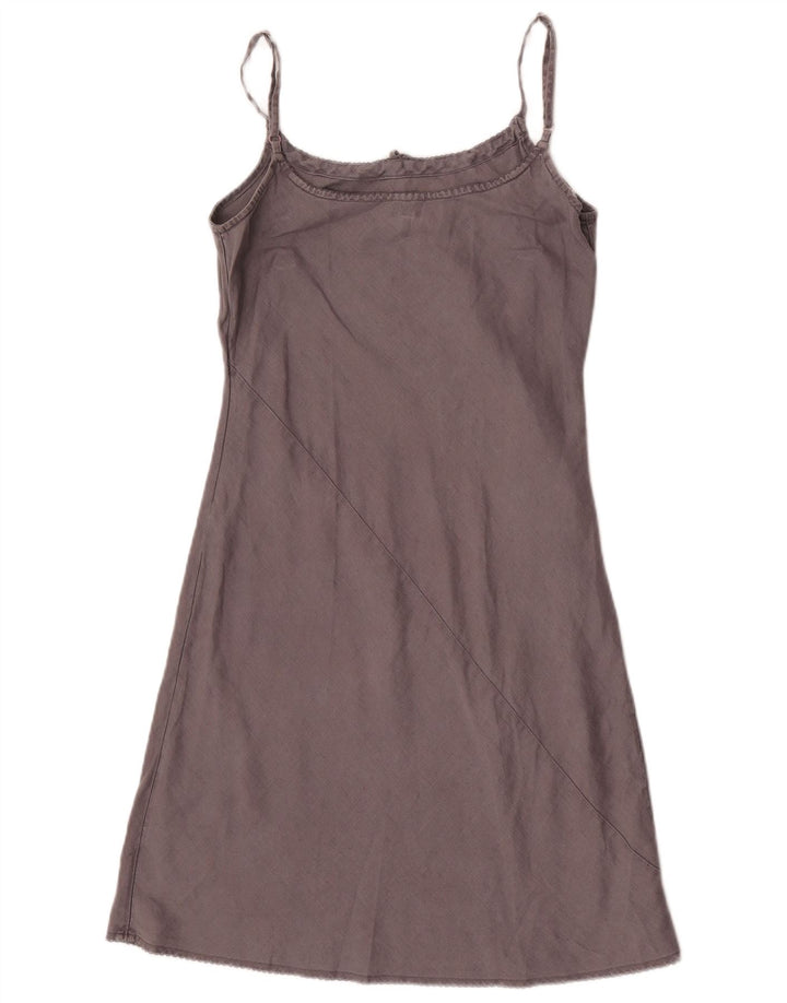 Oasis Vestido de tirantes para mujer UK 10 Small Grey