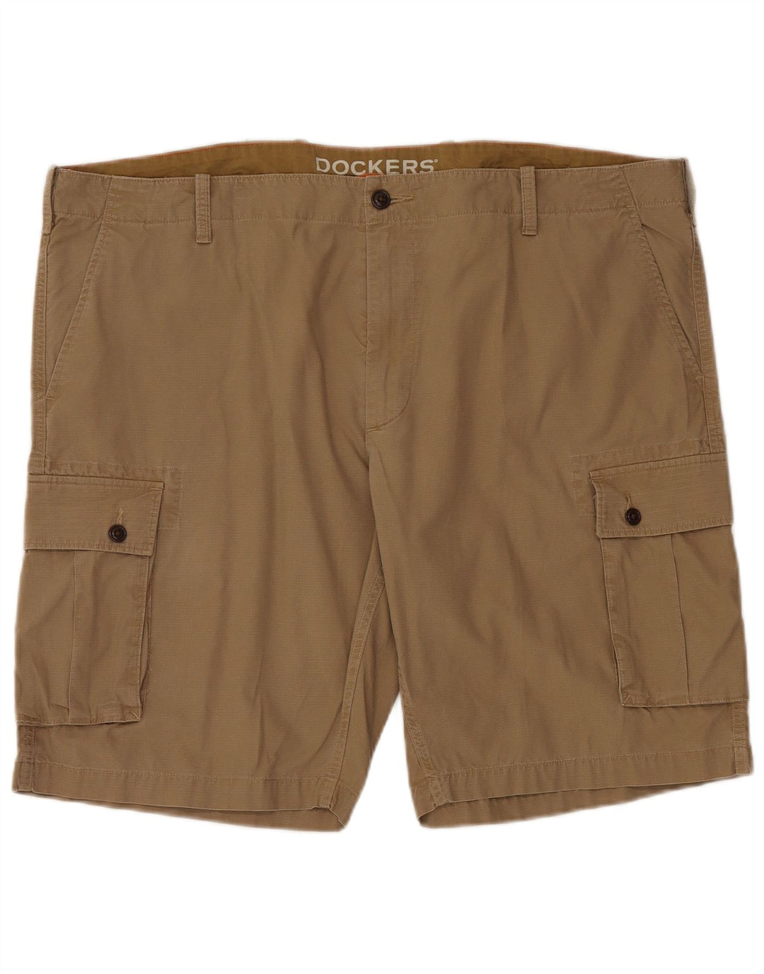 DOCKERS Pantalones cortos cargo para hombre W42 2XL Algodón beige