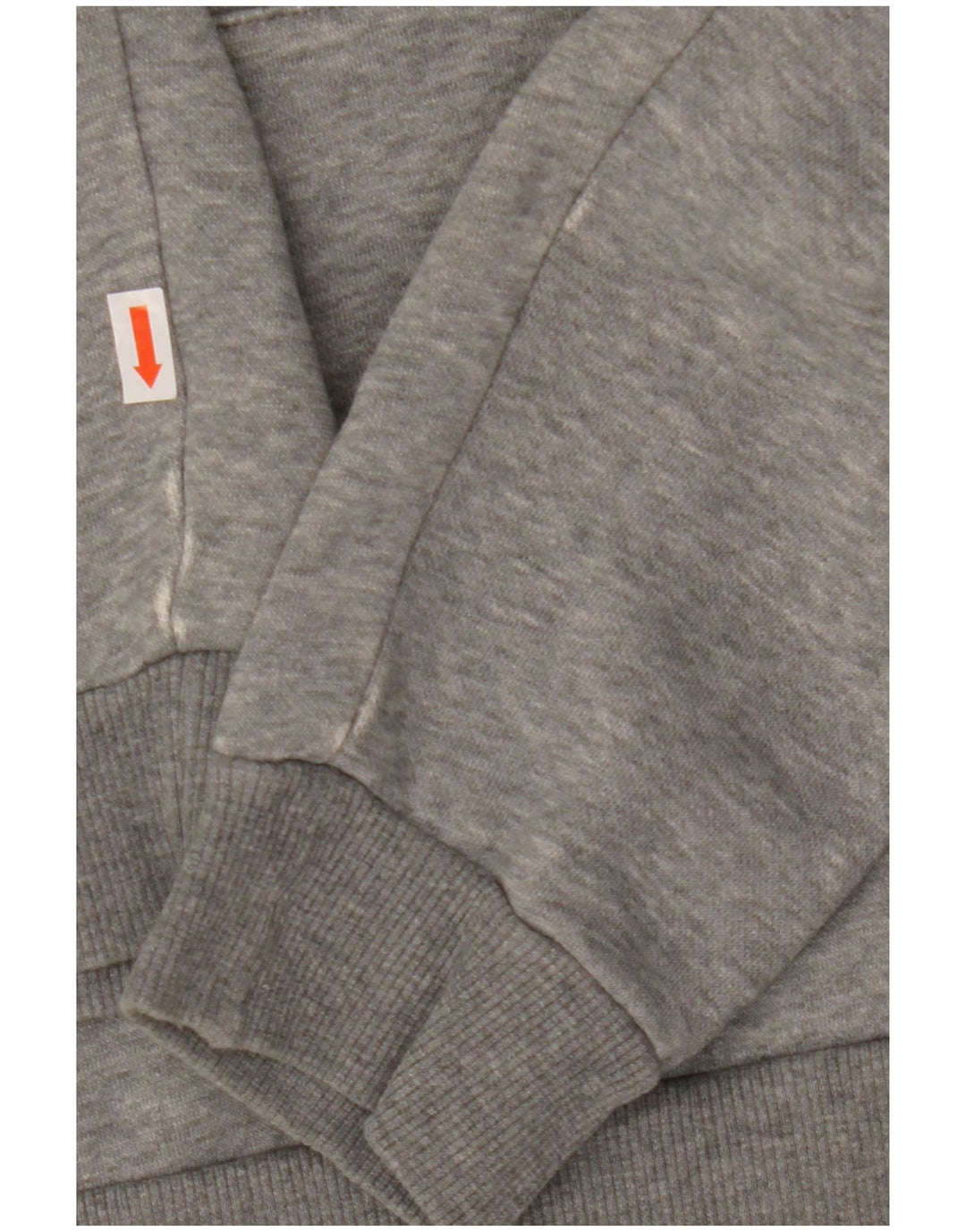 PUMA Mens Graphic Hoodie Jumper Small Grey Cotton