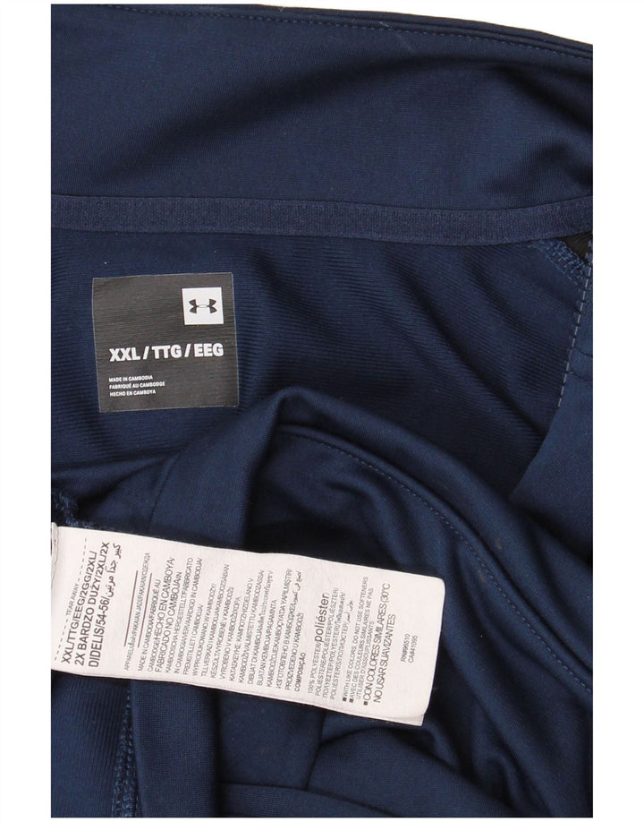 UNDER ARMOUR Chaqueta superior de chándal para hombre 2XL Poliéster color azul marino