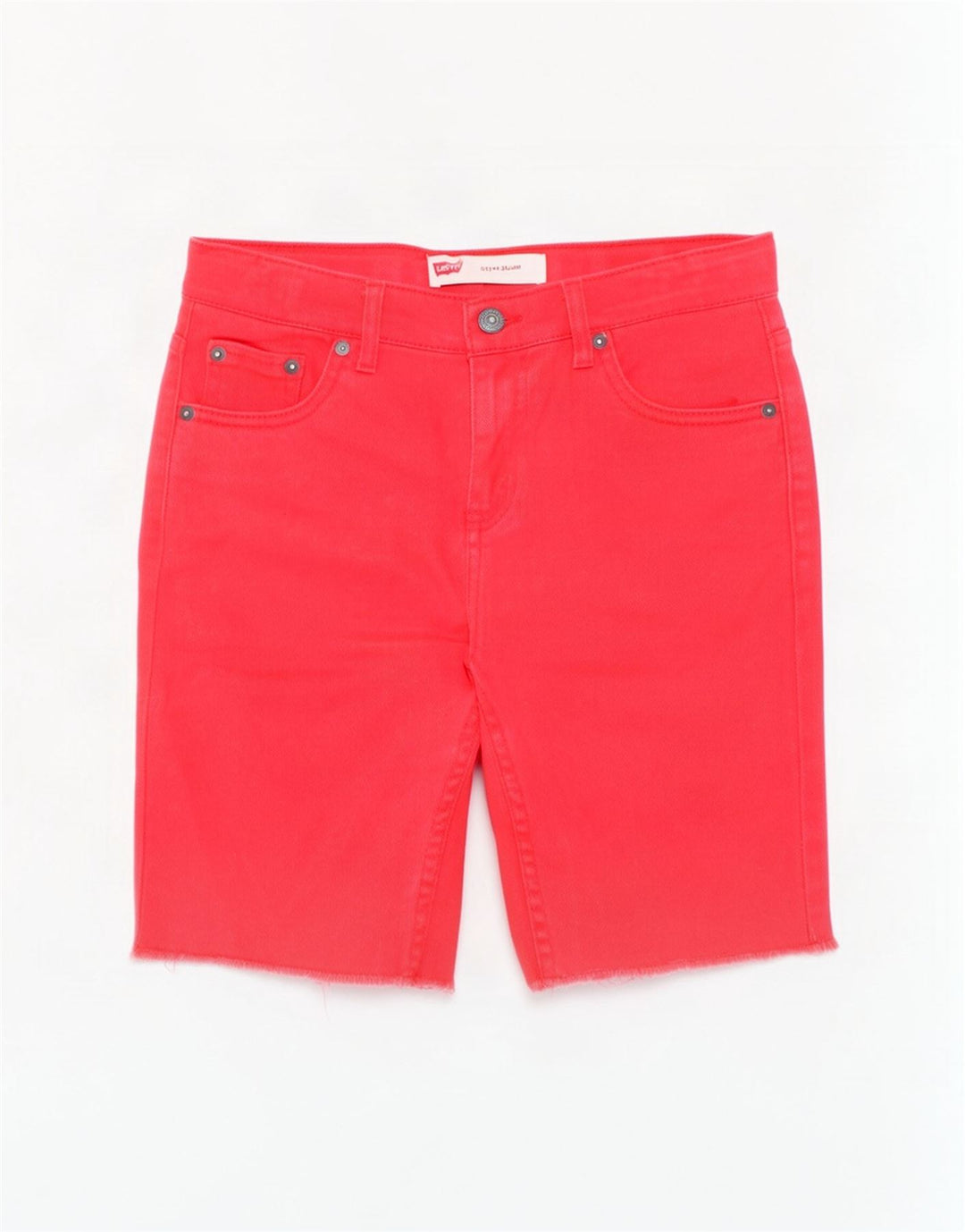 Levi's Pantalones cortos vaqueros 511 para niños 13-14 años W28 Algodón rojo