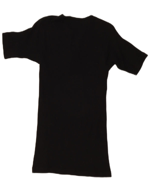 Levi's Camiseta para mujer Top UK 8 Small Black Cotton