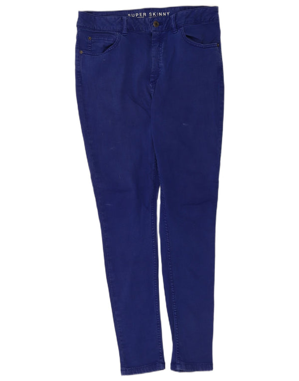 Marks & Spencer Vaqueros súper ajustados para mujer UK 12 Medium W30 L28 Algodón azul