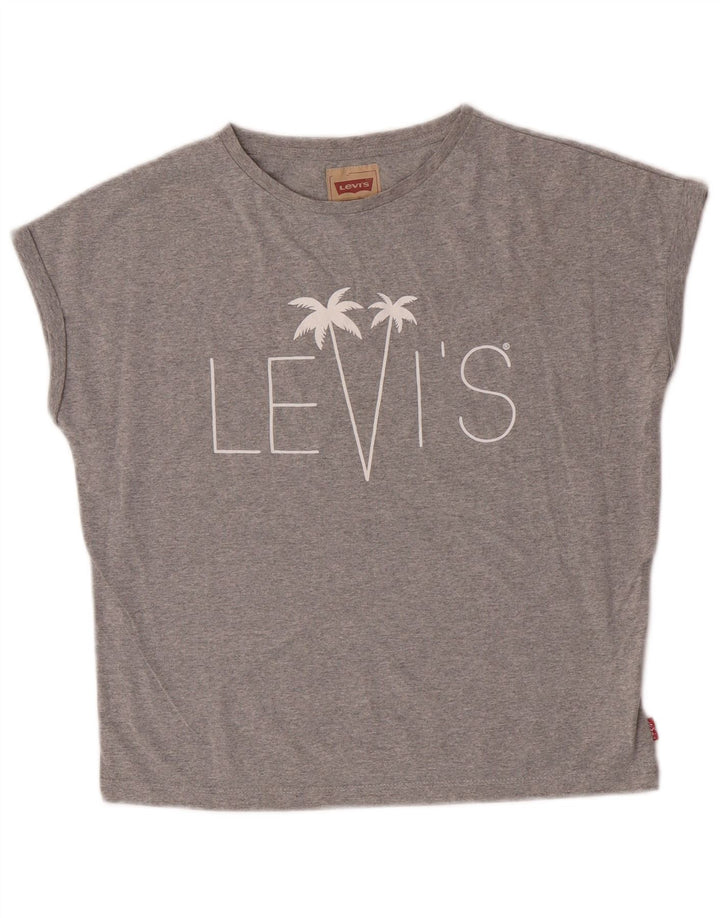 Levi's Camiseta Gráfica Niña 13-14 Años Gris Poliéster