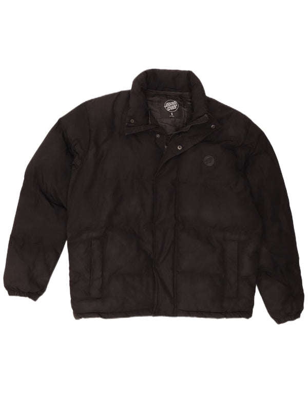 Santa Cruz Chaqueta acolchada holgada para hombre UK 36 Small Poliéster negro