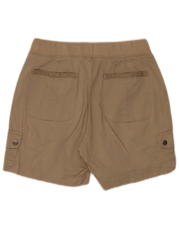 LEE Pantalones cortos cargo de ajuste natural para mujer US 6 mediano W28 algodón beige