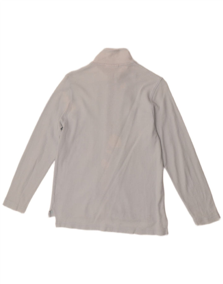 Asics - Chaqueta de chándal para mujer, talla 12, algodón azul medio