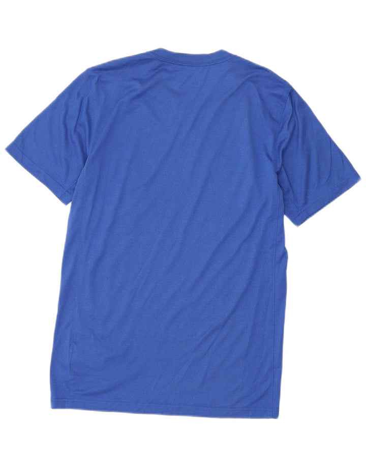 Nike - Camiseta Dri Fit para hombre, talla pequeña, poliéster azul