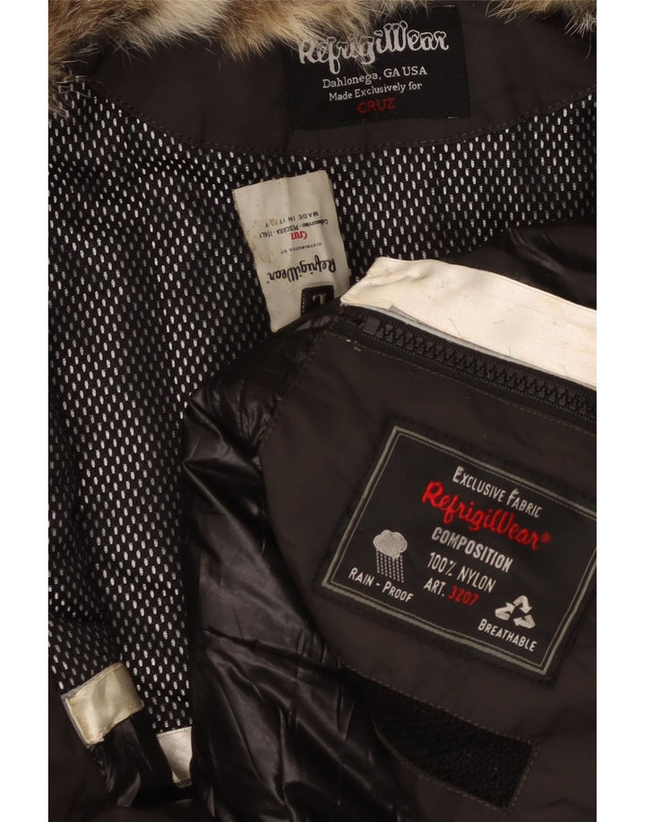 Refrigiwear Chaqueta cortavientos Cruz para mujer Reino Unido 14 Grande Gris Poliamida