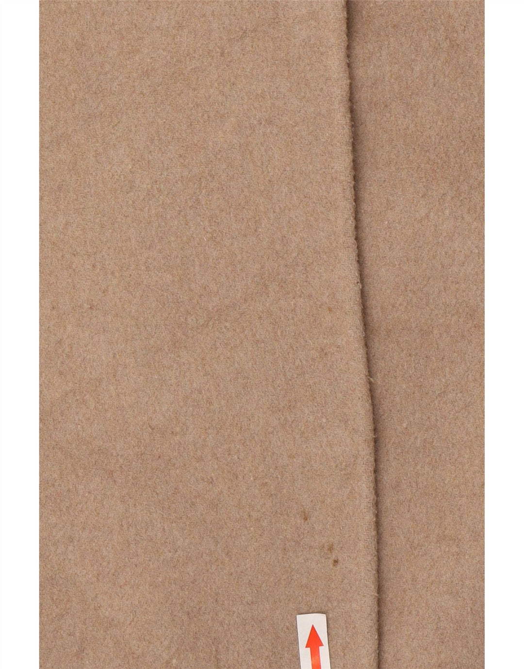 Zara Mujer Abrigo Hecho A Mano Reino Unido 44 Lana Beige Mediana