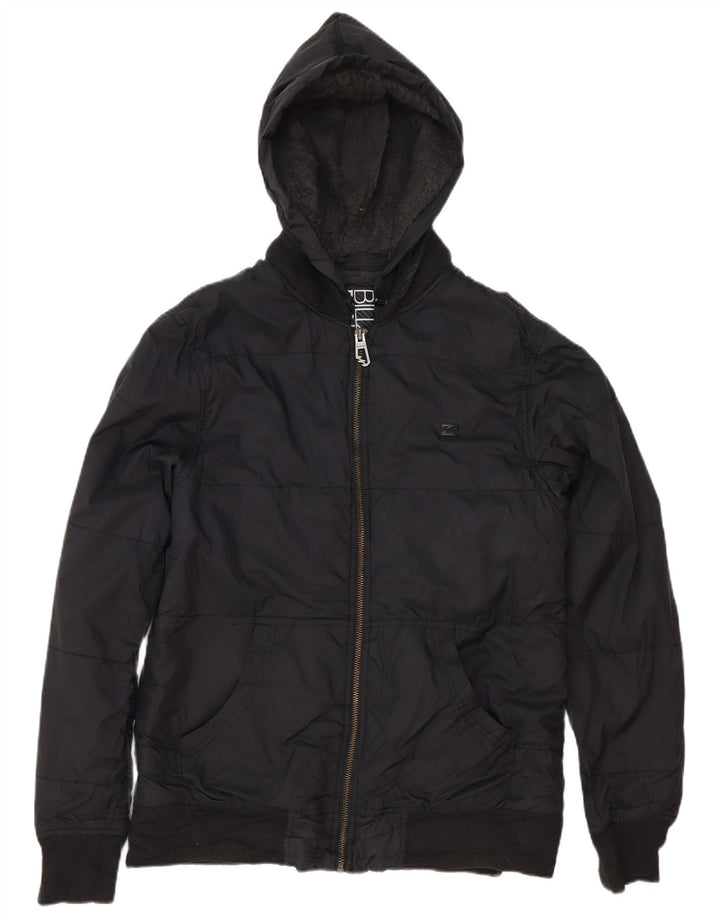 Billabong Chaqueta acolchada con capucha para hombre UK 40 Large Poliéster negro