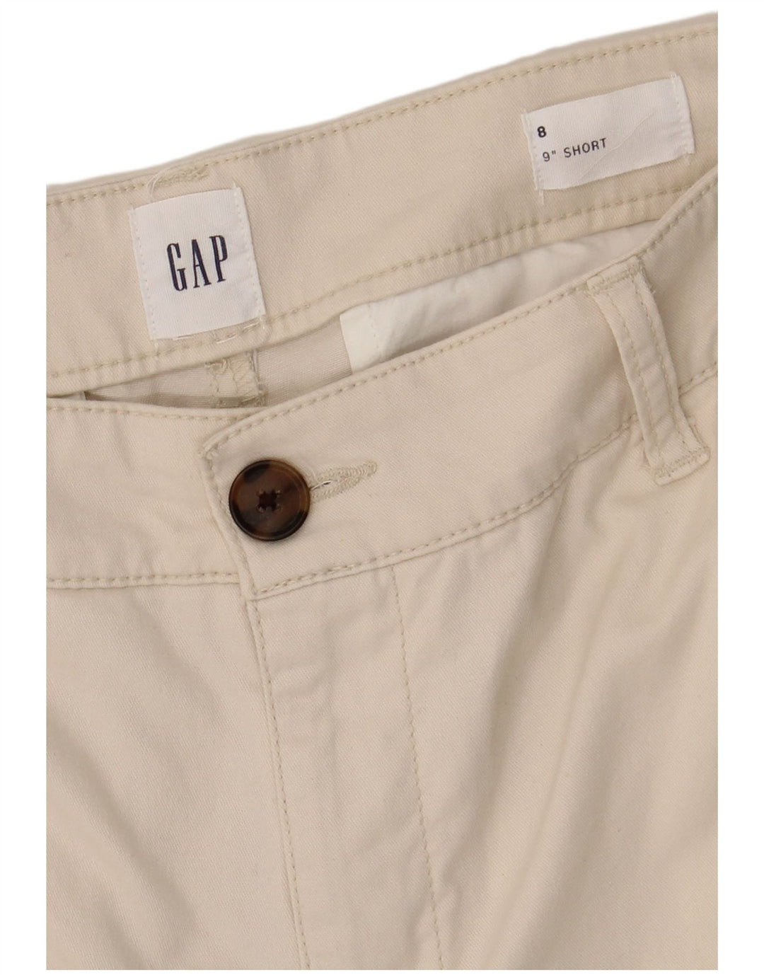 GAP Womens Chino Shorts US 8 Medium W34 Beige