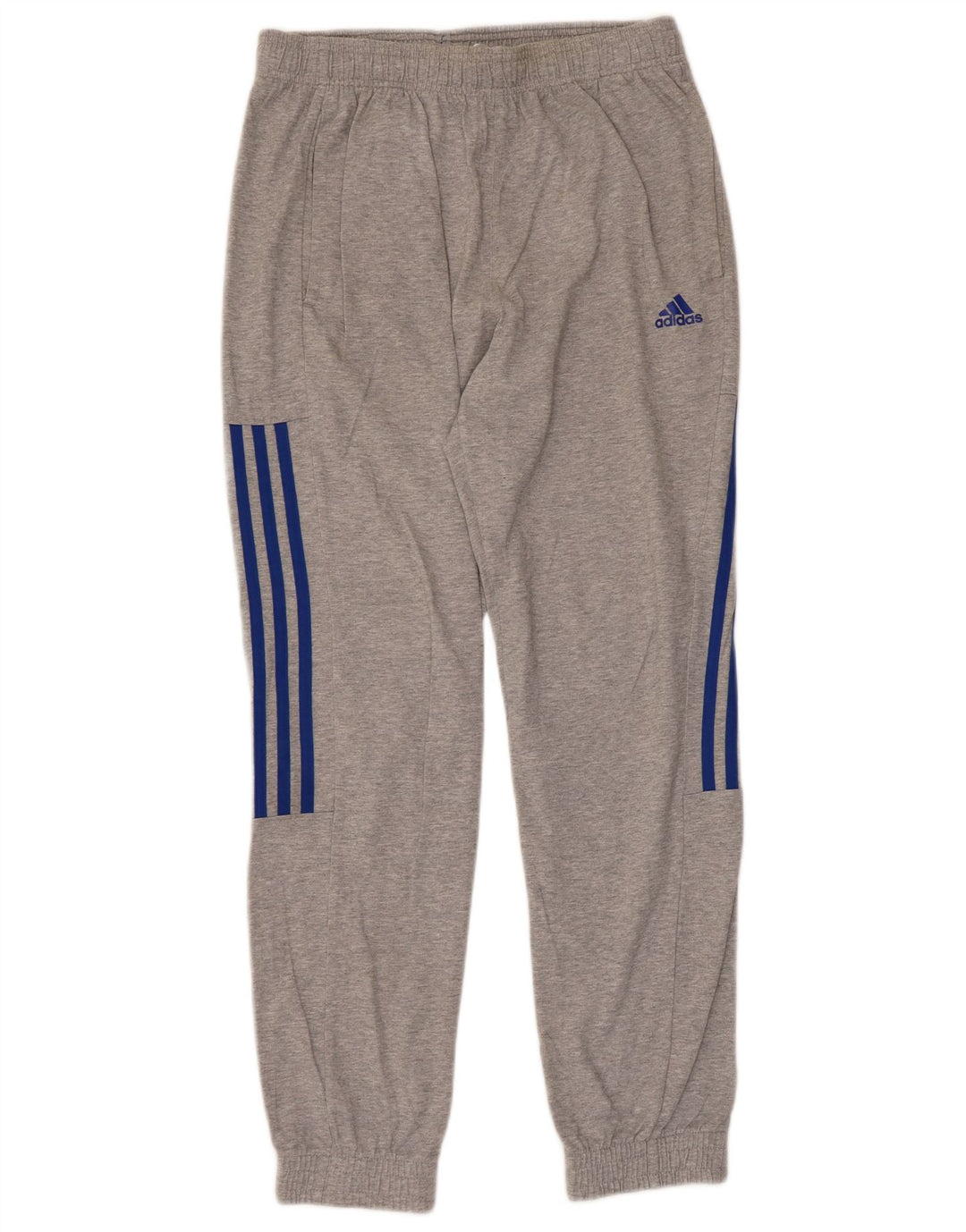 Adidas Hombre Pantalones De Chándal Joggers Gris Medio Algodón
