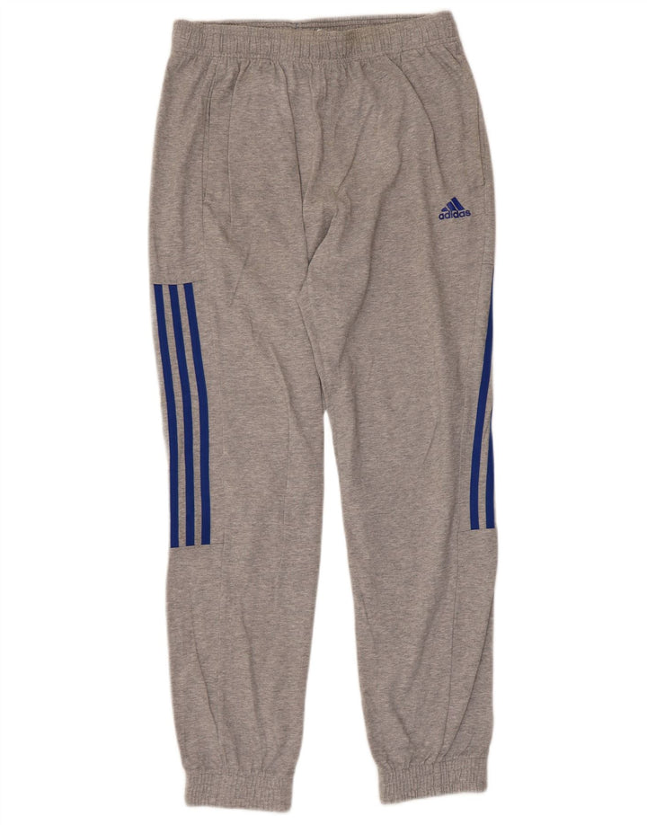 Adidas Hombre Pantalones De Chándal Joggers Gris Medio Algodón