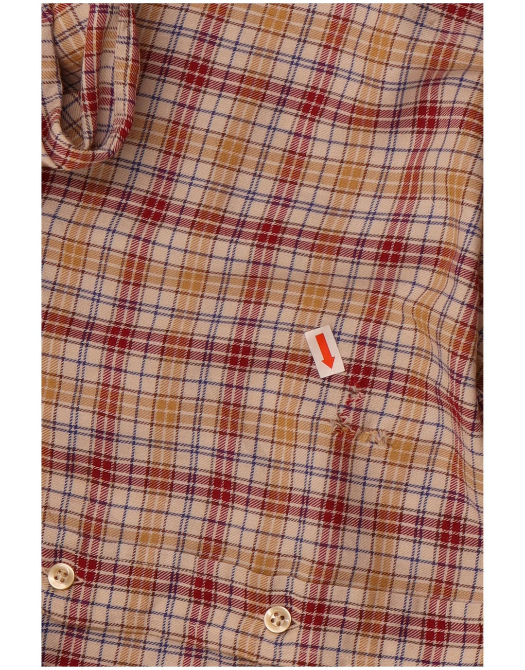 Avirex Camisa De Franela Mediana A Cuadros Multicolor Hombre