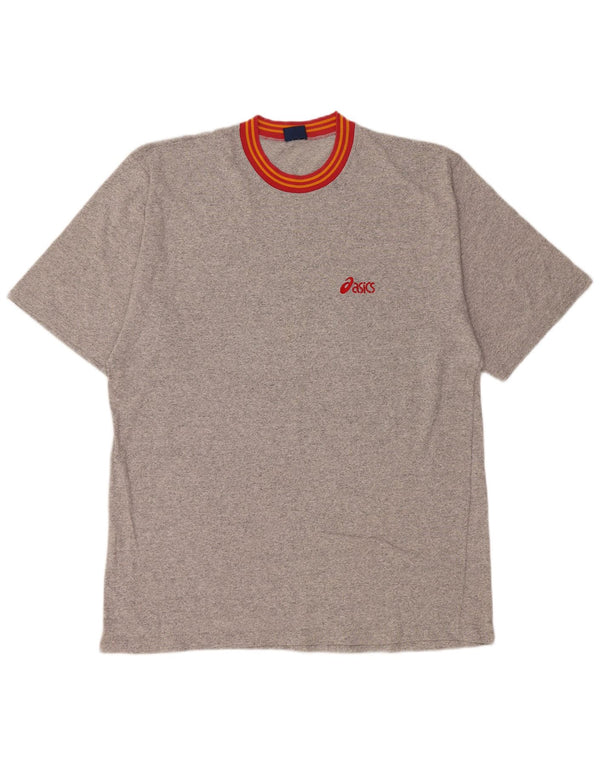 Camiseta Asics Hombre Top 2XL Algodón moteado gris