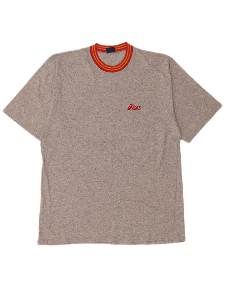 Camiseta Asics Hombre Top 2XL Algodón moteado gris
